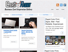 Tablet Screenshot of cardrabbit.com